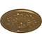 Ekena Millwork Legacy Acanthus Ceiling Medallion (Fits Canopies up to 3 1/2"), 12 3/4"OD x 7/8"P, Pale Gold CM12LEPAS - alternate 5